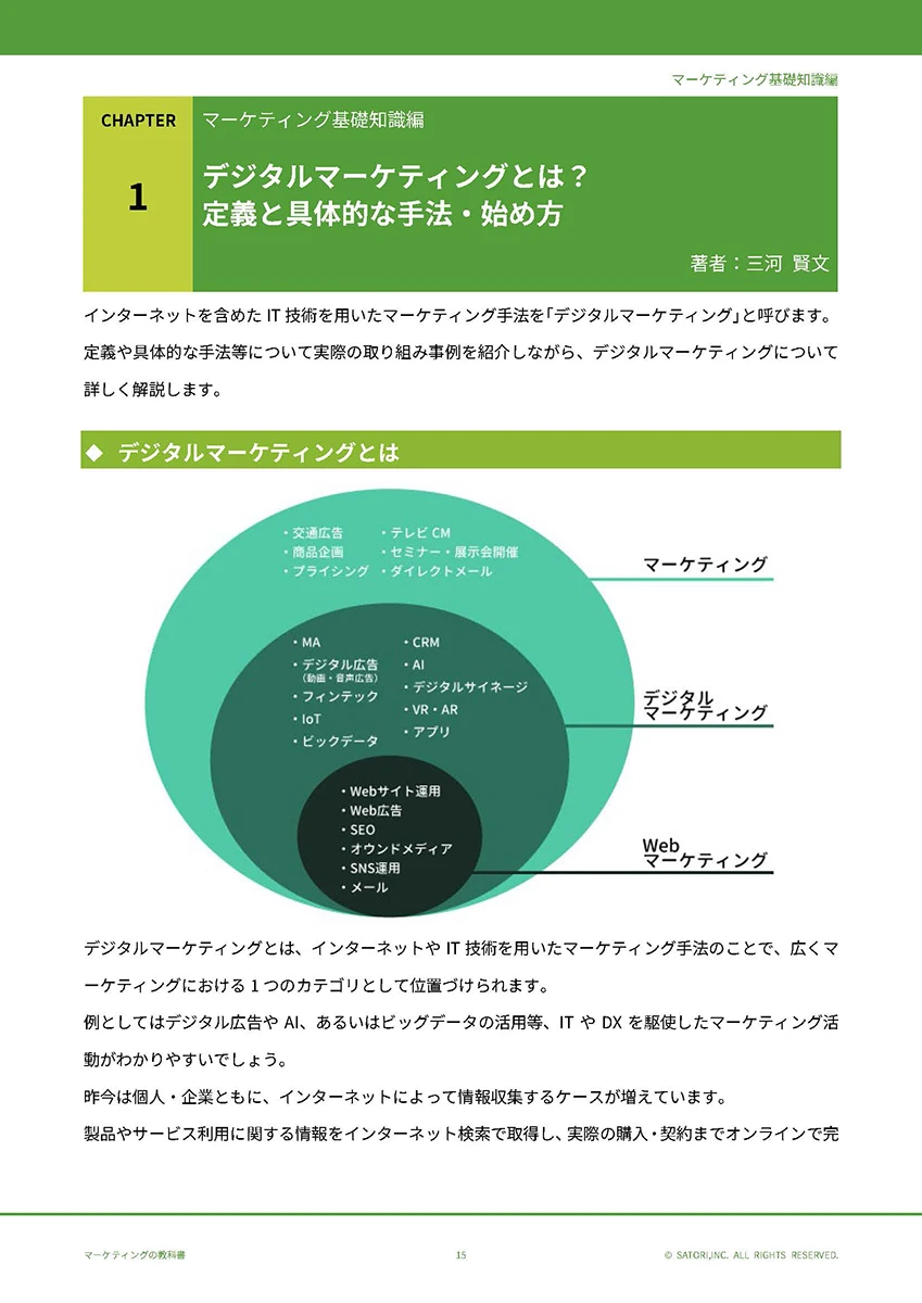 マーケティングの教科書～マーケティング基礎編～ - マーケティング