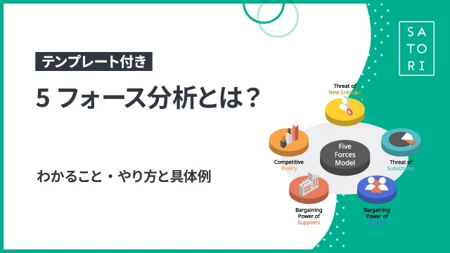 5フォース分析とは？わかること・やり方と具体例（テンプレート付き）