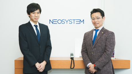新規顧客開拓の成功事例として紹介された株式会社ネオシステム様のお写真。MAツール導入により問い合わせ件数が約3倍に増加。